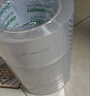 得力（deli）高品质高透明封箱胶带仓库打包胶带 60mm*100y*50um(91.4m/卷) 6卷/筒 办公用品防风胶带 30325 实拍图