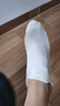 蕉内（Bananain）【赵露思同款】302C女士棉袜子运动透气1A抗菌防臭船袜短筒4双装 [船]黑色*2+白色*2 4双 均码 实拍图