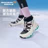 Skechers斯凯奇儿童绒绒靴儿童搭扣加绒靴子女童雪地靴保暖棉鞋664200L 实拍图
