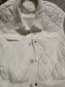 坦博尔（Tanboer）小香风羽绒马甲女短款百搭女士马夹背心TD236052 新莲花白 160  实拍图