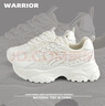 回力（Warrior）官方老爹鞋女鞋秋冬季百搭厚底增高休闲小白鞋女运动鞋子女米色38 实拍图