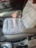 汽车坐垫冬季短毛绒座套半包冬天羽绒棉单座垫车垫加厚全车座椅套 正副驾驶座冬季加绒汽车座套 灰色--五座 实拍图