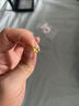 周六福足金999四叶草黄金耳钉女耳饰生日礼物计价AA096009 一对 约0.7g 实拍图