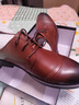 百丽（Belle）通勤商务皮鞋男秋季真皮德比鞋通勤正装鞋3UX01CM5预售 棕色-3UX01 41 (255mm) 实拍图