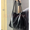 星昔包包女包大容量托特包设计单肩包慵懒腋下包休闲通勤包送女友礼物 黑色 托特包 实拍图