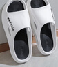 回力居家男士拖鞋室外穿四季防滑臭沙滩凉拖鞋HL02331白黑色42-43码 实拍图