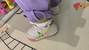 泰兰尼斯冬季学步鞋加绒保暖男宝宝鞋子女童婴儿鞋软底机能鞋白/粉19 实拍图