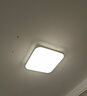 雷士（NVC）全光谱护眼吸顶灯客厅卧室可调光简约LED照明方灯白雪Y 实拍图