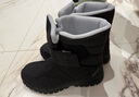 迪卡侬（DECATHLON）雪地鞋男女户外防水徒步东北雪地靴加厚保暖棉鞋SH100 女款 黑灰色（拍大一码） 40 实拍图