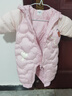 巴拉巴拉童装婴儿连体羽绒服连体衣宝宝衣服2025冬装哈衣爬服萌趣男童女童 粉色香软小蛋糕-白鸭绒 73 cm-充绒量74g 实拍图