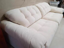 全友家居现代简约云浪沙发客厅可拆洗布艺沙发小户型2025新款直排沙发 【常规款 | 10防猫爪绒】奶酪白 | 3m 母婴可接触面料+全拆洗+白鹅毛+加大坐深 实拍图