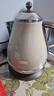德龙（Delonghi）电热水壶 家用复古304不锈钢烧水电水壶 防干烧大功率1.7L煮水壶 KBO2001.VBG 奶油白 实拍图