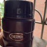 膳魔师（THERMOS） 焖烧杯大容量保温饭盒316L不锈钢闷粥杯焖烧罐保温桶饭桶TCLE 咖色 720ml 实拍图