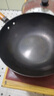 美的（Midea）铁锅炒锅 无涂层精铁炒菜锅 平底牛排煎锅家用燃气灶电磁炉通用 实拍图