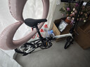 大行（DAHON）K3plus折叠自行车超轻铝合金16英寸9速城市碟刹通勤车KAA693 黑白【内折版】 实拍图