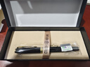 英雄（HERO）钢笔礼盒男女士签字笔礼品商务书法练字三年级中小学生定制刻字笔生日礼物E609 【爆款推荐】耀光黑【礼盒】（送 墨水+墨囊+礼袋） F明尖0.5mm 实拍图