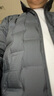 波司登（BOSIDENG）25年新款90鹅绒羽绒服男商场热卖同款立领短款羽绒内胆B250131033 【店长推荐】极地灰-格雷系-700+蓬鹅绒【卡码拍大】 L 180/100A 体重约140-155 实拍图