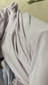 Aengbay昂贝 [冰莫®]婴儿睡衣夏季家居服宝宝连体衣睡袍新生儿睡袋薄款 浅紫 90cm 实拍图