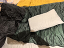 京东京造 信封式睡袋 户外露营防潮柔软贴身恒温加厚保暖冬季 军绿色2.3kg 实拍图
