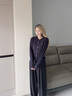 POLOWALK麻花针织开衫女春秋新款保罗女装时尚休闲绞花毛衣开衫外套上衣女 藏青【AM8W53580112】 S (155) 实拍图