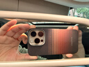 PITAKA适用苹果iPhone16Pro手机壳MagSafe磁吸凯夫拉芳纶碳纤维纹高级超薄上下包编织保护套日落 实拍图