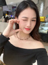 TFY秋冬美拉德虎眼石毛衣链长款轻奢高级感项链女款2026新款衣服配饰 不规则虎眼石串珠项链 实拍图