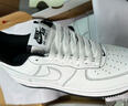 莆田AF1空军一号男鞋女鞋奶咖增高休闲板鞋 空低白黑缝线 44 实拍图