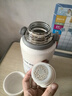 希乐（cille）保温杯大容量男女户外露营便携茶杯手提杯子双饮水杯雪球白 实拍图