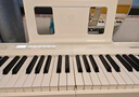 特伦斯（Terence）电钢琴88键折叠电子钢琴儿童初学者考级成人家用钢琴V50便携钢琴 时尚白SE 官方标配+可升降琴架 实拍图