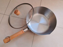美厨（MAXCOOK）雪平锅 锤纹不锈钢奶锅 煮面汤锅宝宝辅食锅 炉灶通用MCJ4510 实拍图