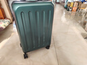 ELLE22英寸墨绿色行李箱时尚女士拉杆箱拉链密码锁旅行箱轻奢密码箱 实拍图