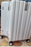 汉客行李箱女拉杆箱男大容量镇店之宝双层拉链密码箱子旅行箱22英寸白 实拍图