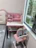 读书郎儿童学习书桌椅套装多功能可升降中小学生桌椅子写字桌家用课桌 环保加高桌面+减压坐垫粉 实拍图