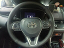 淄客适用丰田真皮手缝方向盘套卡罗拉雷凌荣放凯美瑞亚洲龙锋汉威兰达 头层牛皮 小牛皮黑皮侧孔黑线 实拍图