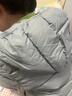 巴拉巴拉童装儿童羽绒服两件套男童女童宝宝冬装连帽外套 灰白色调00421 130 充绒量46g 实拍图