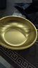 【韩剧同款】加厚不锈钢干锅海鲜锅火锅金色平底浅锅双耳锅泡面锅 迷你款17cm【金色】双柄汤锅 实拍图