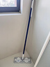宝家洁平板拖把35cm杆长126cm配1片布XE06夹布除尘拖把 实拍图