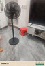 美的（Midea）【超级单品】七叶轻音立式电风扇家用柔风落地扇台式桌面小型风扇大风量节能摇头宿舍电扇 SAF30AB 实拍图