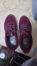 足力健老人鞋中老年轻便休闲散步鞋2431380J 女 酒红 37 实拍图