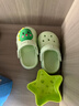 牧童儿童拖鞋夏男宝宝洞洞鞋软底女童卡通洗澡婴幼儿家居鞋奶龙绿130 实拍图