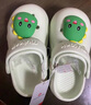 牧童儿童拖鞋夏男宝宝洞洞鞋软底女童卡通洗澡婴幼儿家居鞋奶龙绿150 实拍图