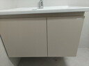 九牧（JOMOO） 浴室柜大收纳卫生间百搭洗脸盆柜组合抗菌面盆洗漱台升级款A2741 淡藕【美妆收纳-无龙头】80cm 实拍图