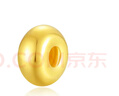 御邪足金999光面算盘珠隔断珠黄金垫片DIY手串手链金配饰 算盘珠:约0.03g（预售） 实拍图