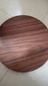 双枪黑金檀木整木切菜板加厚加大圆形砧板实木家用案板面板菜墩35*3 实拍图