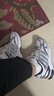 adidas「寻光者」SPIRITAIN 2.0厚底网面老爹鞋阿迪达斯轻运动 白色/金属银/黑色   42 实拍图