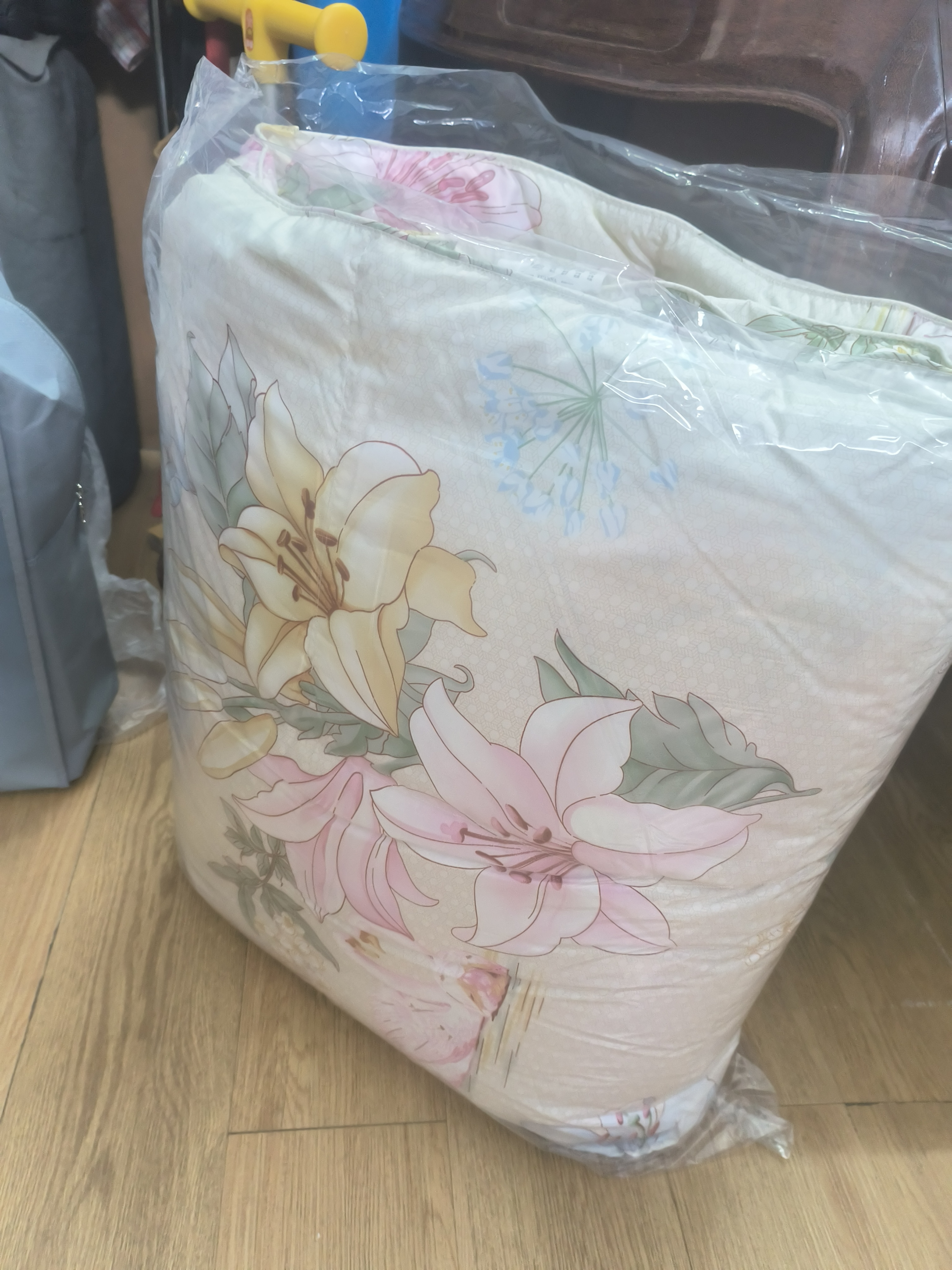 富安娜羽绒被 80%白鹅绒被子冬厚被双人加大冬季被芯1100g填充230x229cm 实拍图