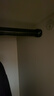 固特（GUTE）衣柜挂衣杆可伸缩橱柜杆衣柜杆固定杆衣架晾衣杆配底座黑色中号 实拍图