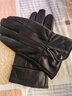 慕雪辞羊皮手套男女加绒加厚真皮保暖冬季骑行电动车摩托车防水防风手套 头层羊皮手套-女士 实拍图
