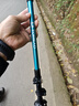 探路者（TOREAD）喀纳登山杖户外可伸缩碳素纤维手杖徒步爬山装备超轻拐棍 天空蓝 实拍图