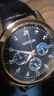 正品男士手表高档休闲石英表简约气质男表皮带高颜值罗马时尚腕表 黑色运动款 实拍图